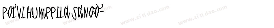 Polvi Humppila Sanoo字体转换